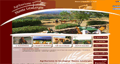Desktop Screenshot of agriturismomonteistulargiu.com